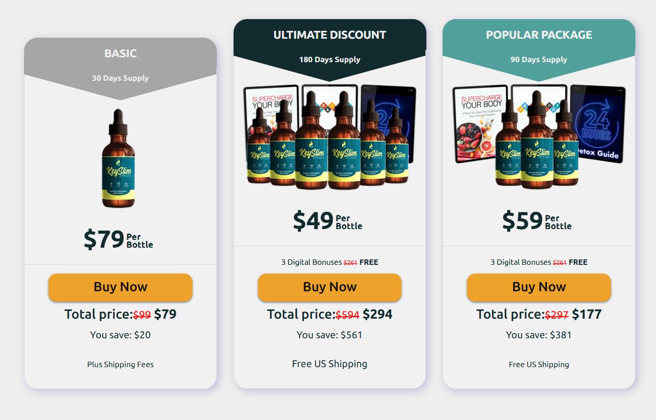 Keyslim Drops price